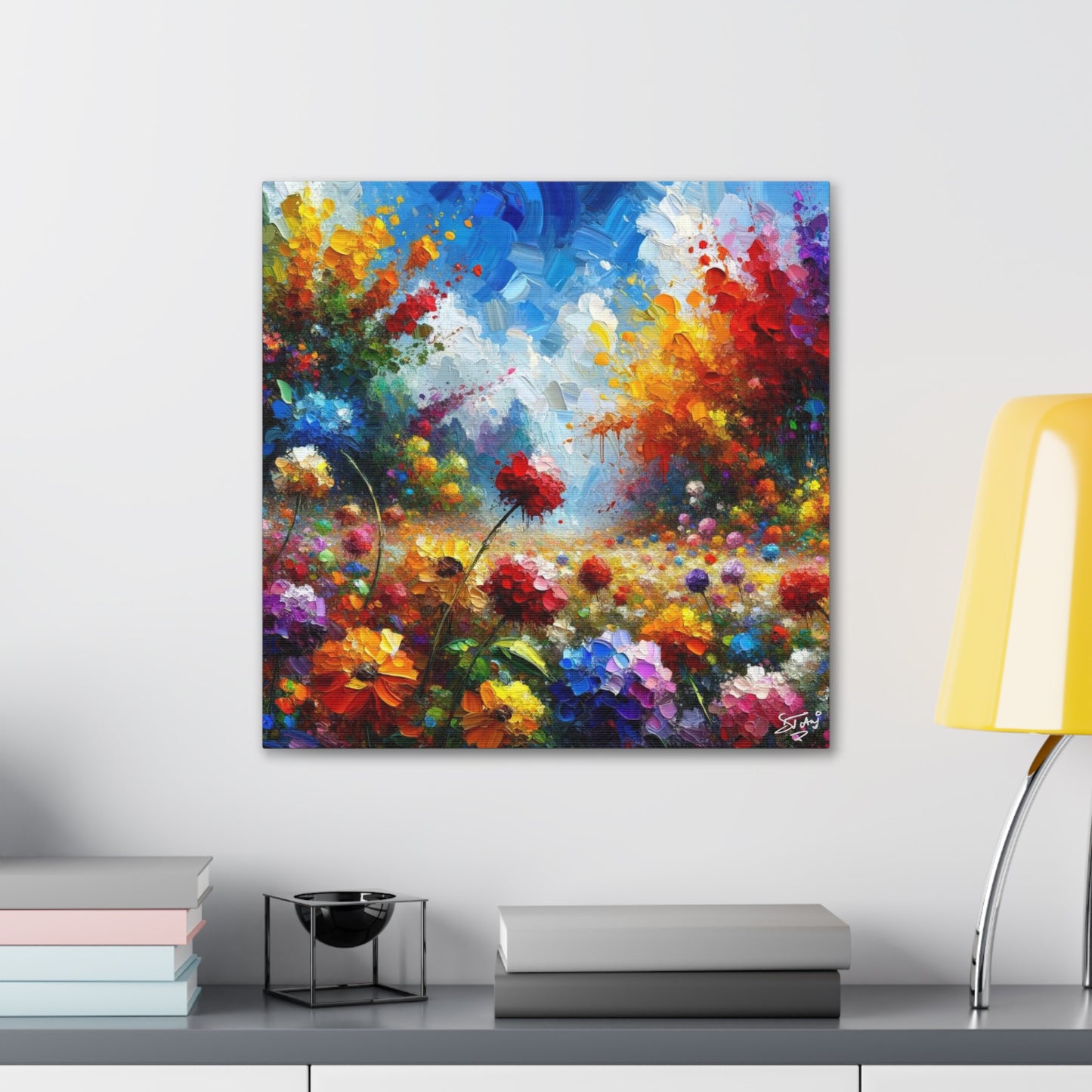 Art Print of Caribbean Flora & Fauna, Oil Finish, West Indian Art, Canvas Gallery Wraps