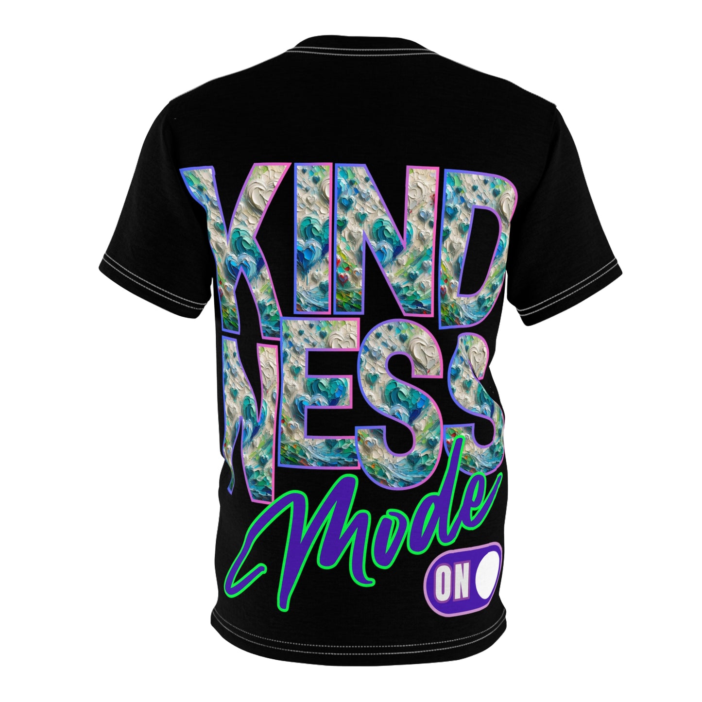 Unisex Cut & Sew Tee (AOP), "Kindness Mode On"