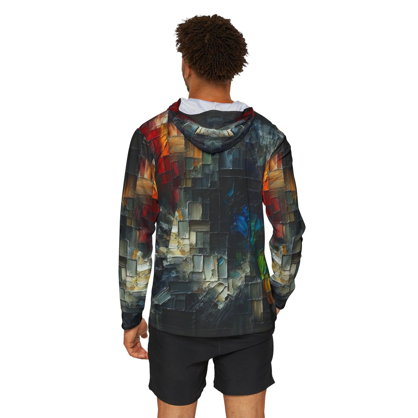 Men's Sports Warmup Hoodie (AOP), Abstract Print