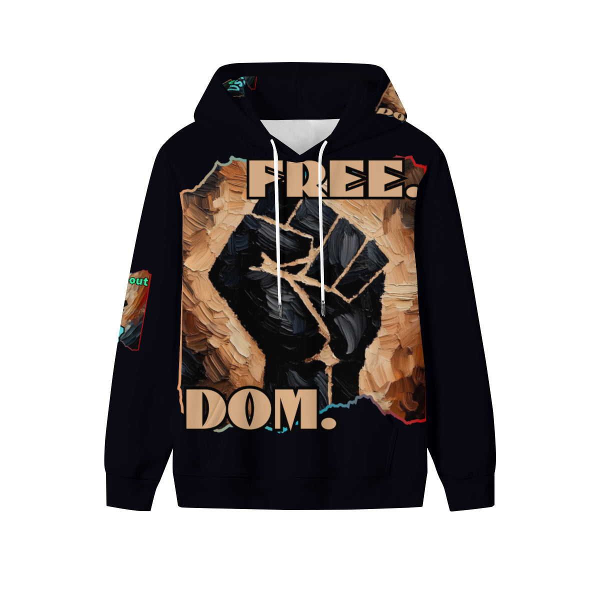 Men’s Plush Fleece Lined Hoodie "Freedom"