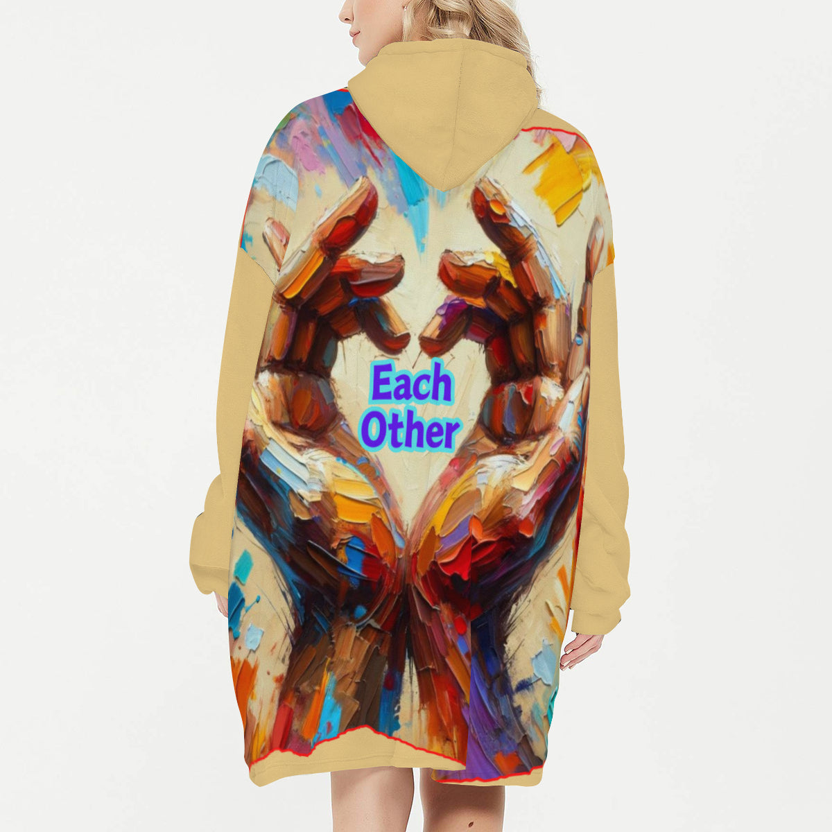 Flannel Sleeper Blanket Hoodie | "Abstracts"