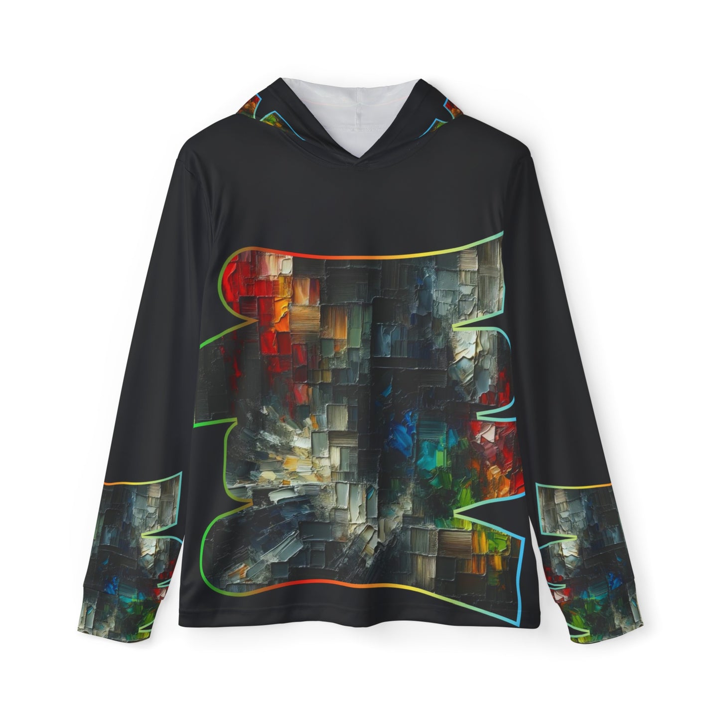 Men's Sports Warmup Hoodie (AOP), Abstract Print