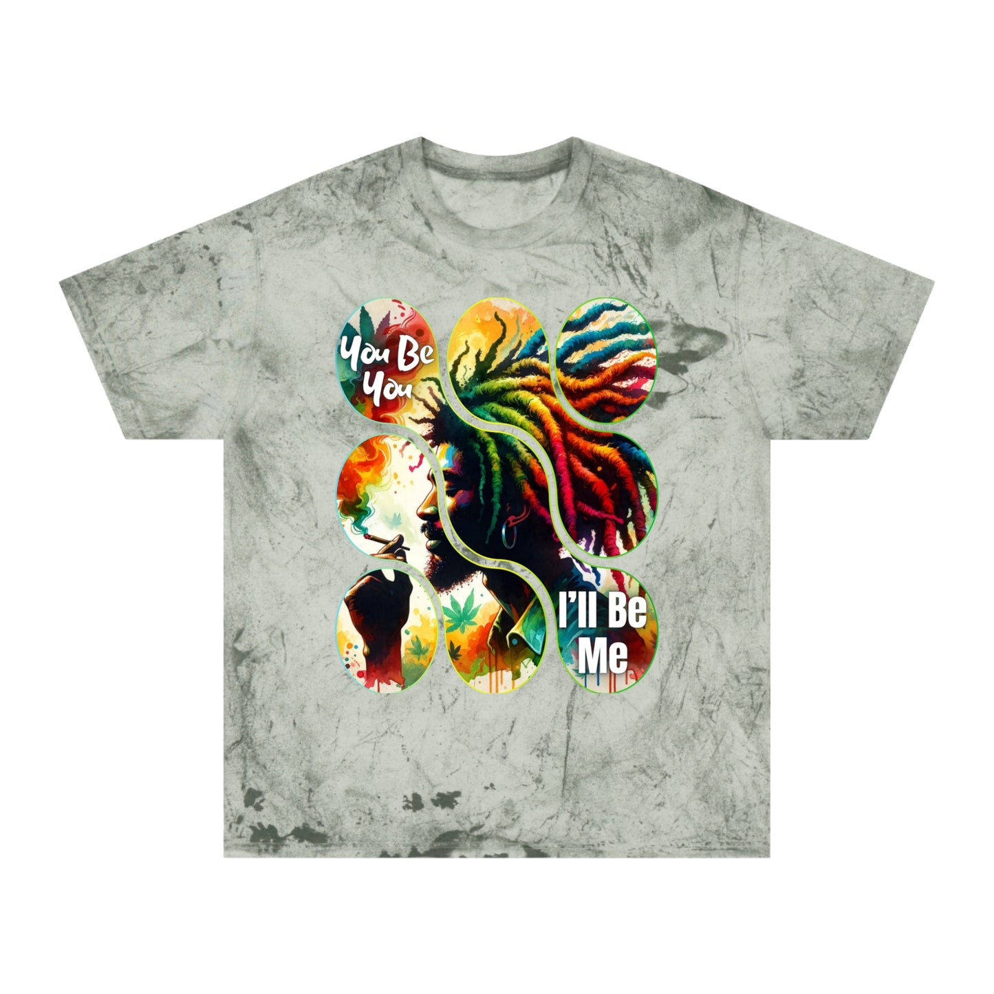 Unisex Color Blast T-Shirt "You Be You, I'll Be Me" World Unity, Anti-Racism, One Love, Inclusion Diversity, Immigrant Outsiders, Togetherness, FashionWithPurpose, Conscious Clothing, Cultural Identity, Black Inspiration Empowerment