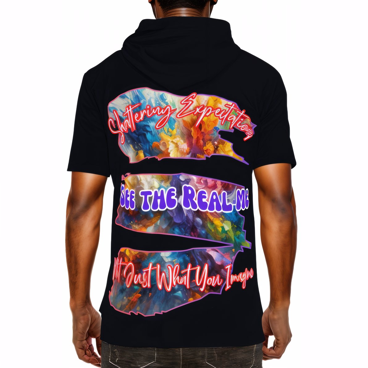 Men’s Cotton Hooded T-Shirt "What Age Is a Black Boy..."