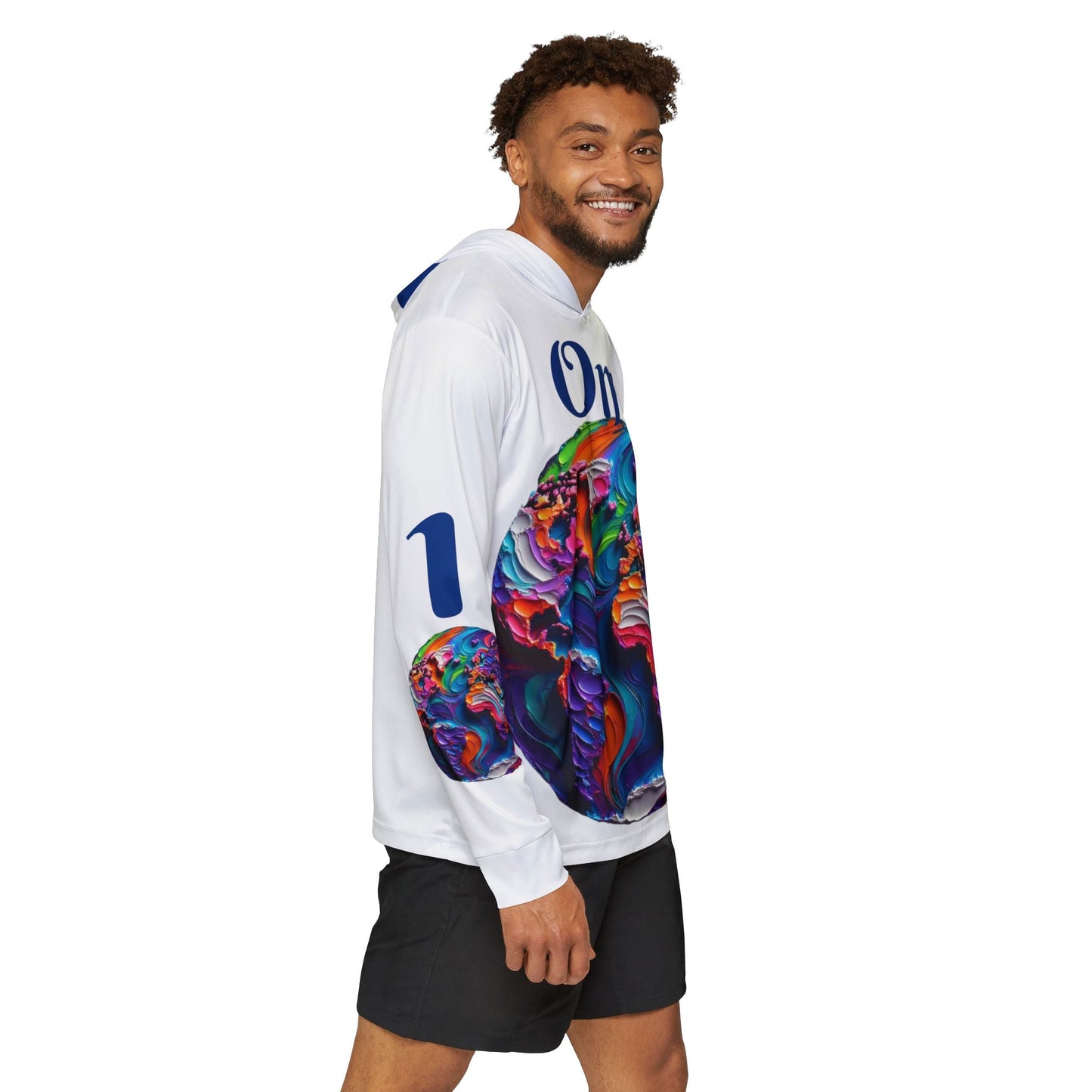 Men's Sports Warmup Hoodie (AOP), "One World"