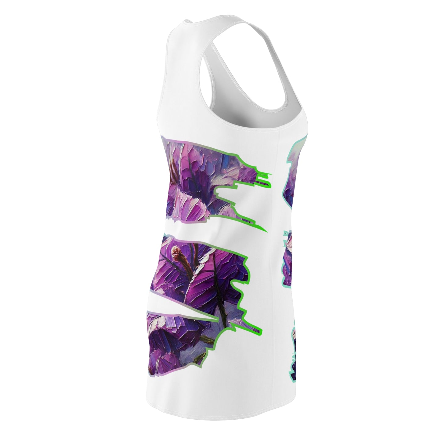 Women's Cut & Sew Racerback Dress (AOP) Floral Print