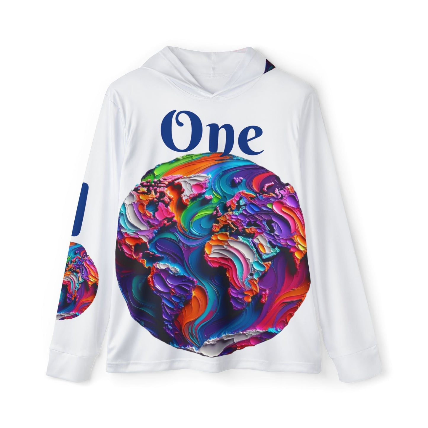 Men's Sports Warmup Hoodie (AOP), "One World"