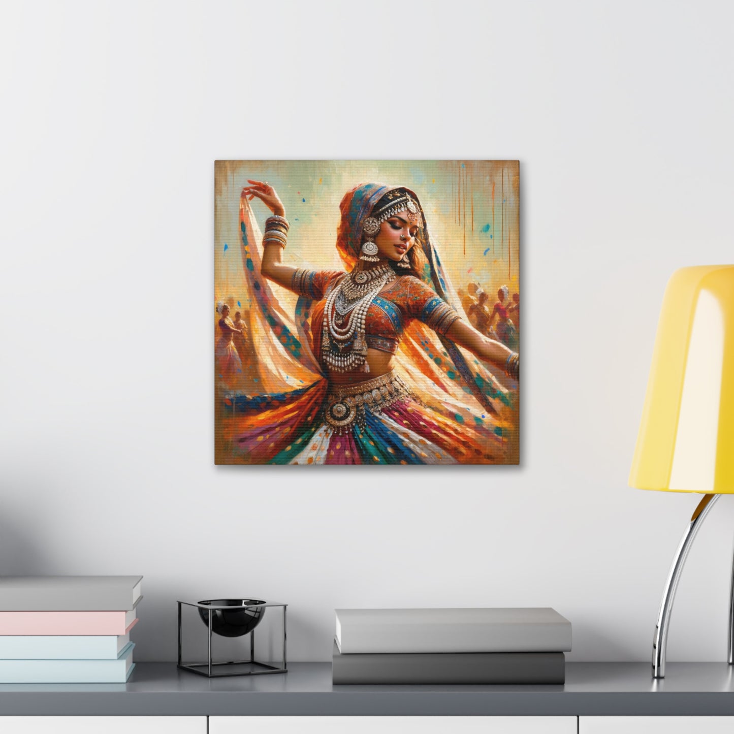 Art Print of Indo-Trinidadian Woman, Oil Finish, West Indian Ethnicity, Cultural, Heritage, Art, Black Woman, Canvas Gallery Wraps