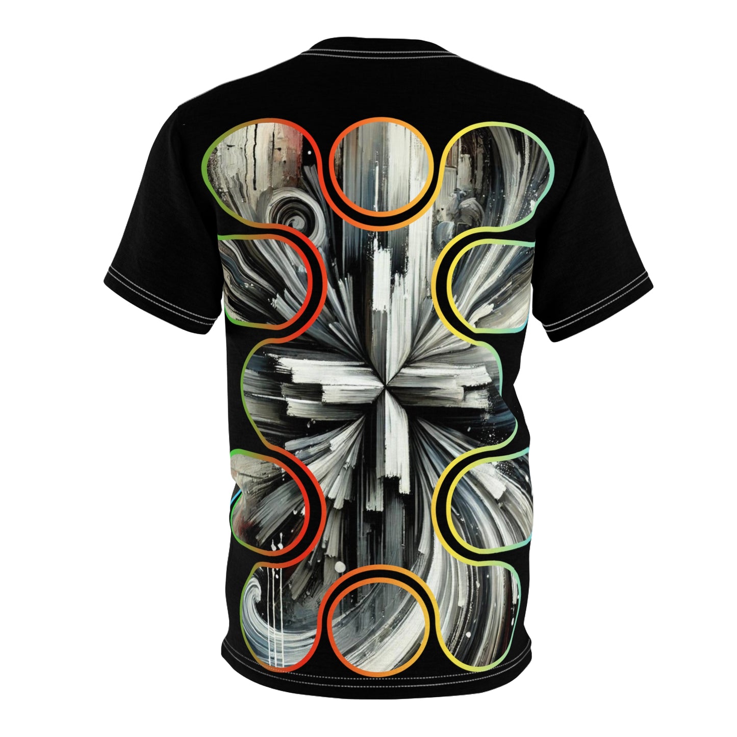 Unisex Cut & Sew Tee (AOP), Abstract