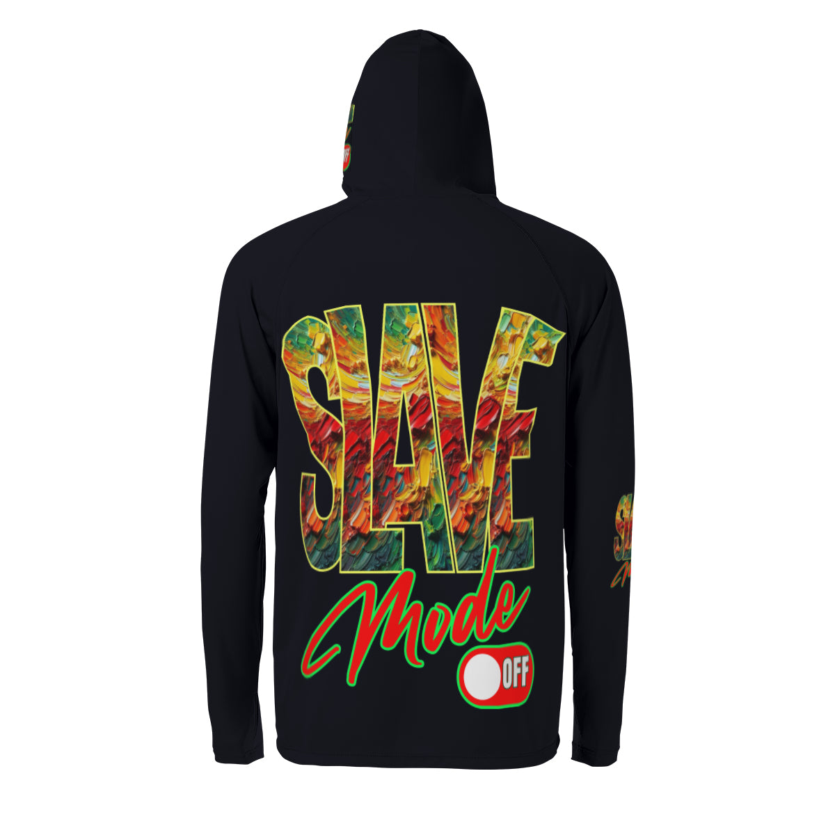 Men's Sun Protection Long Sleeve Hoodie | "Slave Mode: Off"