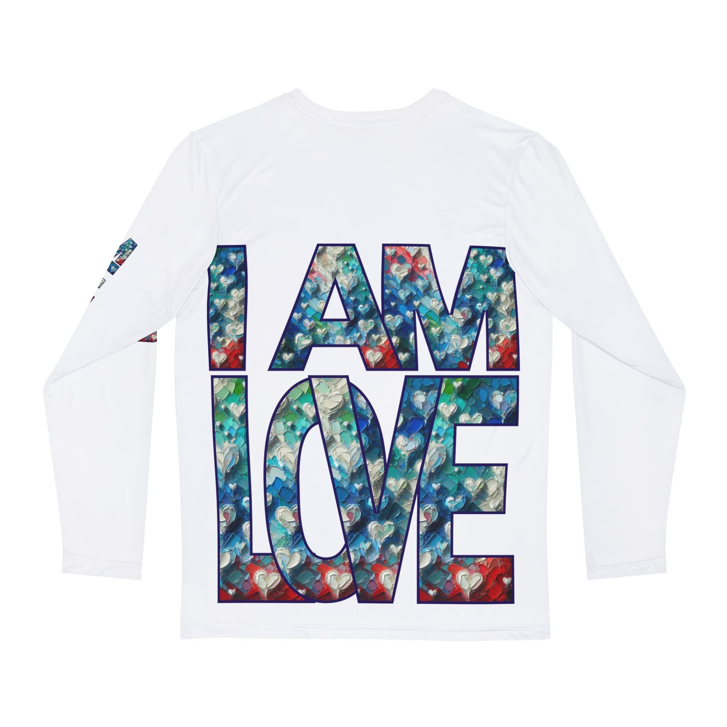 Men's Long Sleeve Shirt (AOP) "I Am Love"