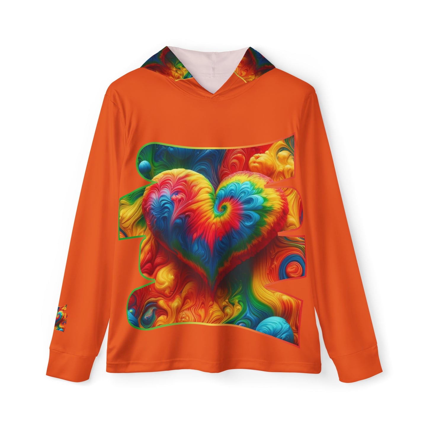 Men's Sports Warmup Hoodie (AOP), "Love"