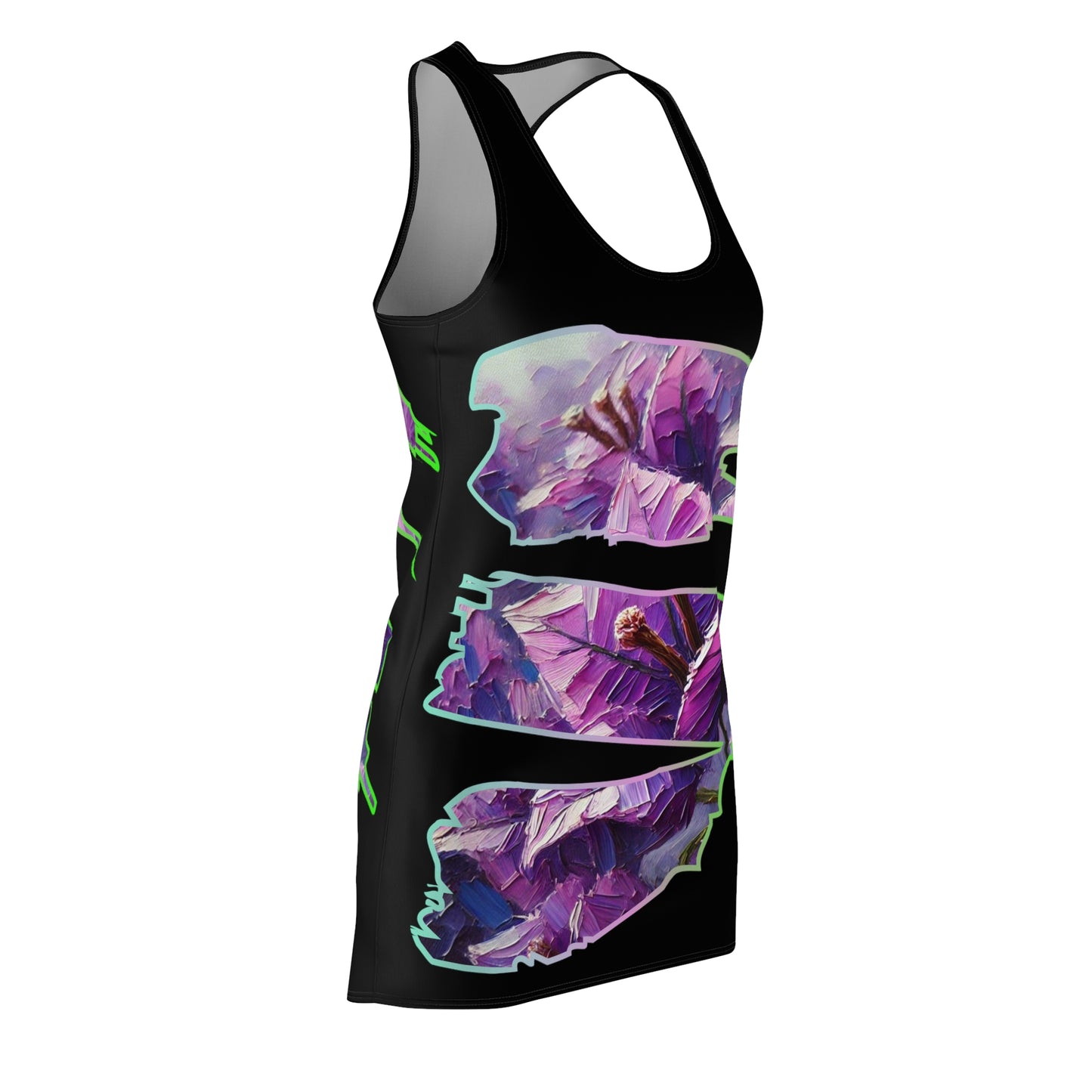 Women's Cut & Sew Racerback Dress (AOP) Floral Print