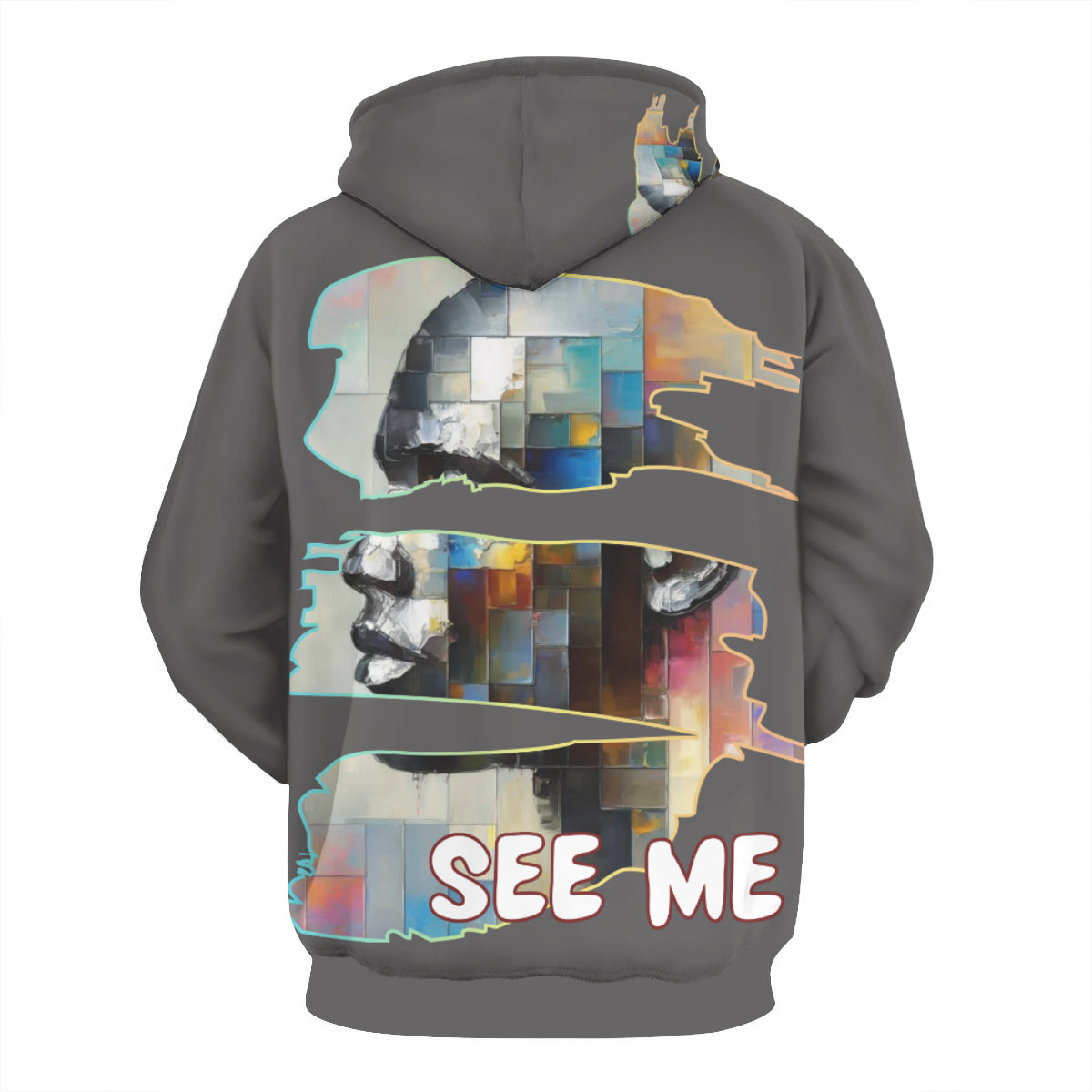 Men's Lightweight Hoodie | 200GSM Air Layer Fabric - "See Me"