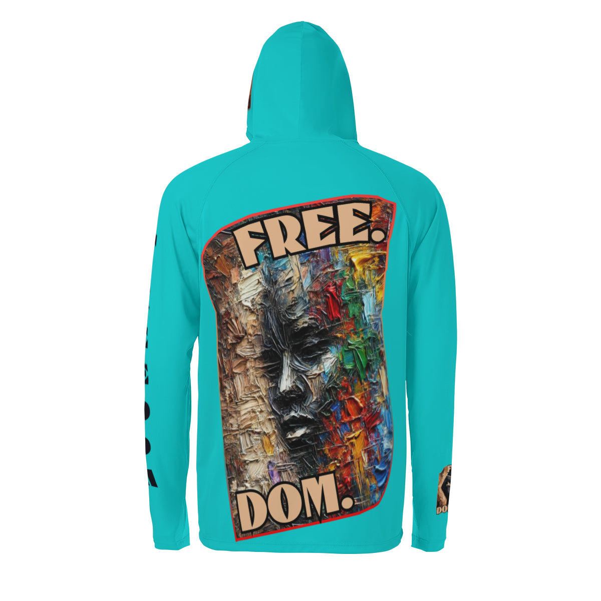 Men's Sun Protection Long Sleeve Hoodie | "Free.Dom."