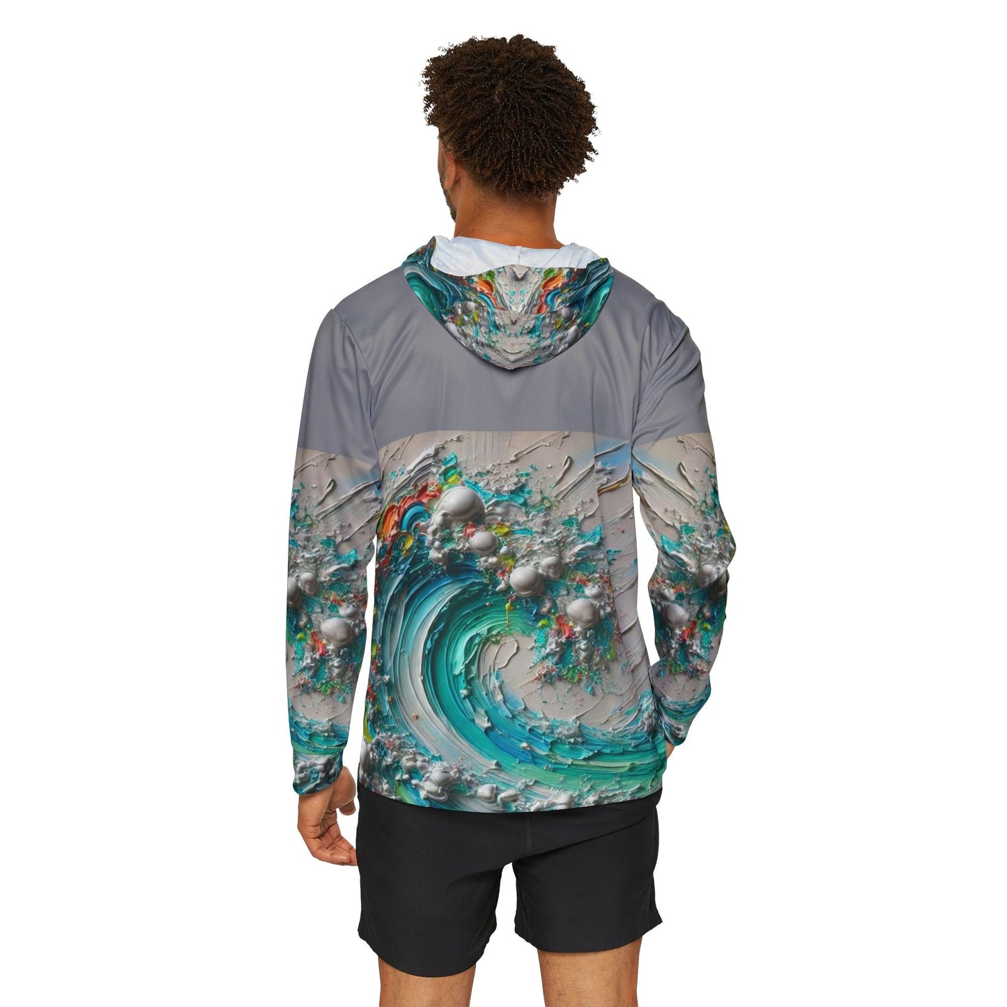 Men's Sports Warmup Hoodie (AOP), Abstract Paint Print