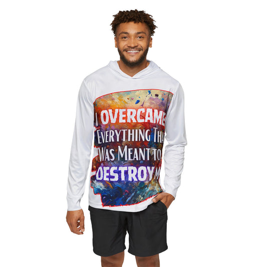 Men's Sports Warmup Hoodie (AOP), "I Overcame Everything That Was Meant to Destroy Me"