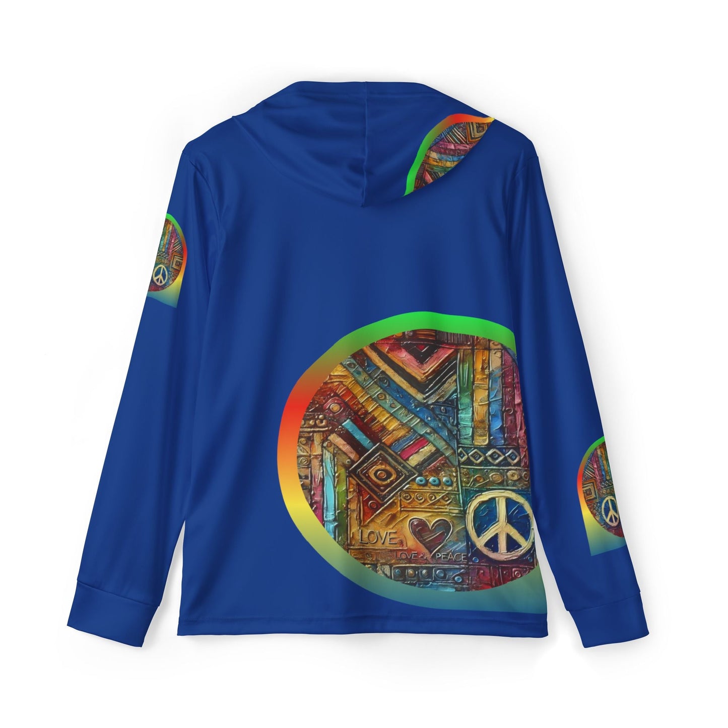 Men's Sports Warmup Hoodie (African Abstract Print)