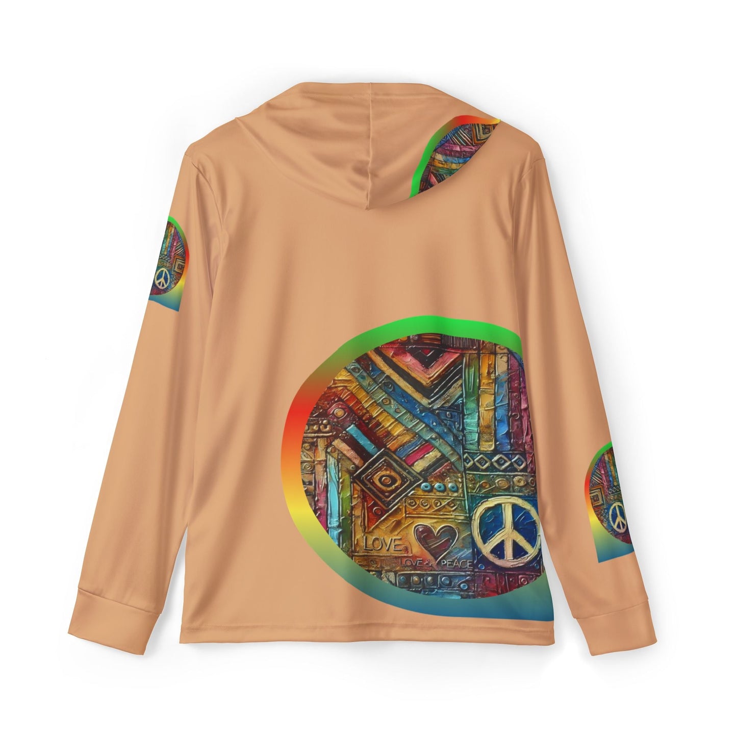 Men's Sports Warmup Hoodie (African Abstract Print)