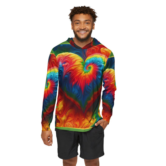 Men's Sports Warmup Hoodie (AOP), "Love"