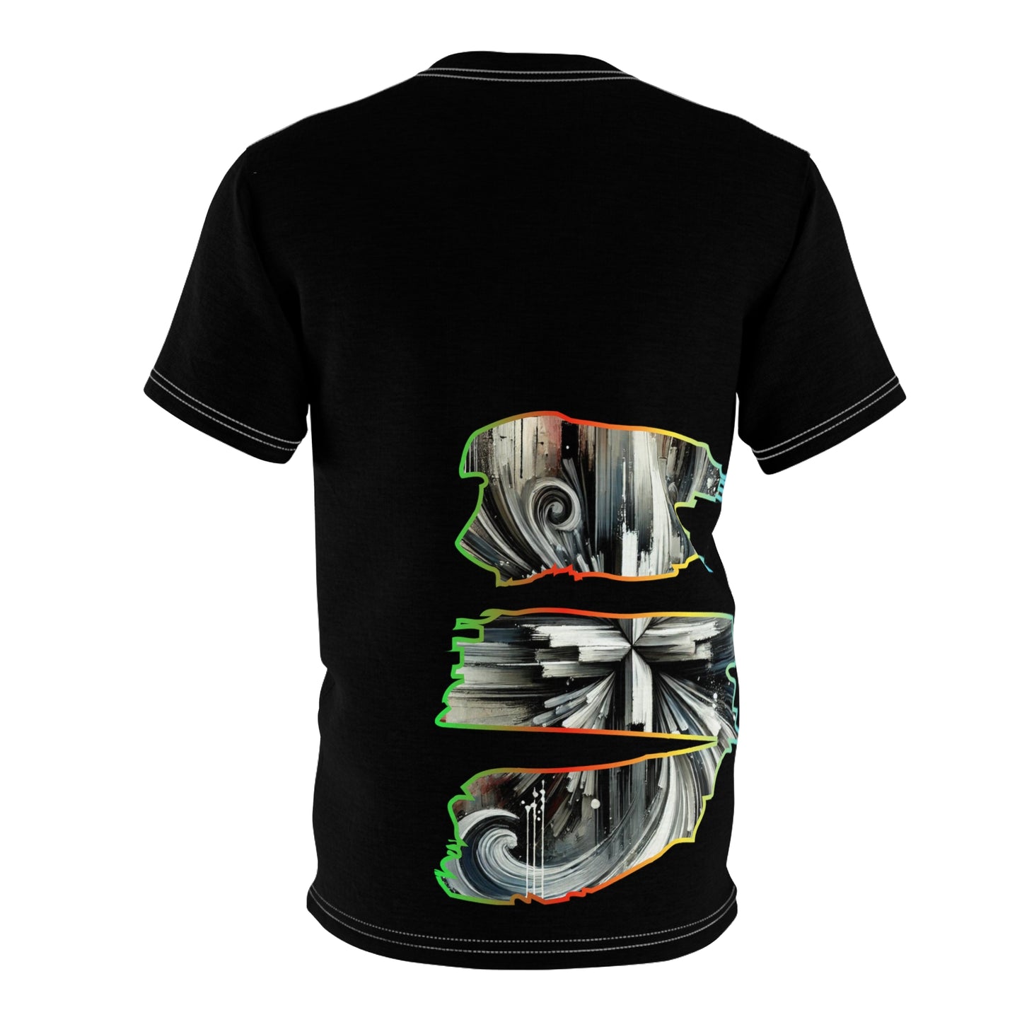 Unisex Cut & Sew Tee (AOP), Abstract