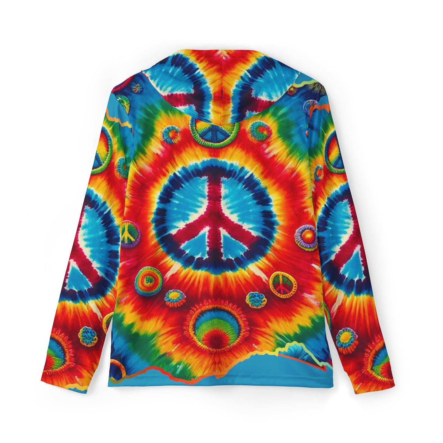 Men's Sports Warmup Hoodie (AOP), "Peace"