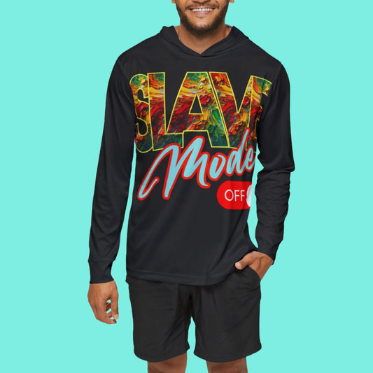 Men's Sports Warmup Hoodie (AOP), "Slave Mode Off"