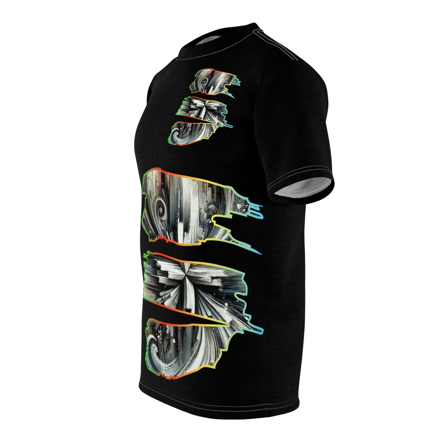 Unisex Cut & Sew Tee (AOP), Abstract