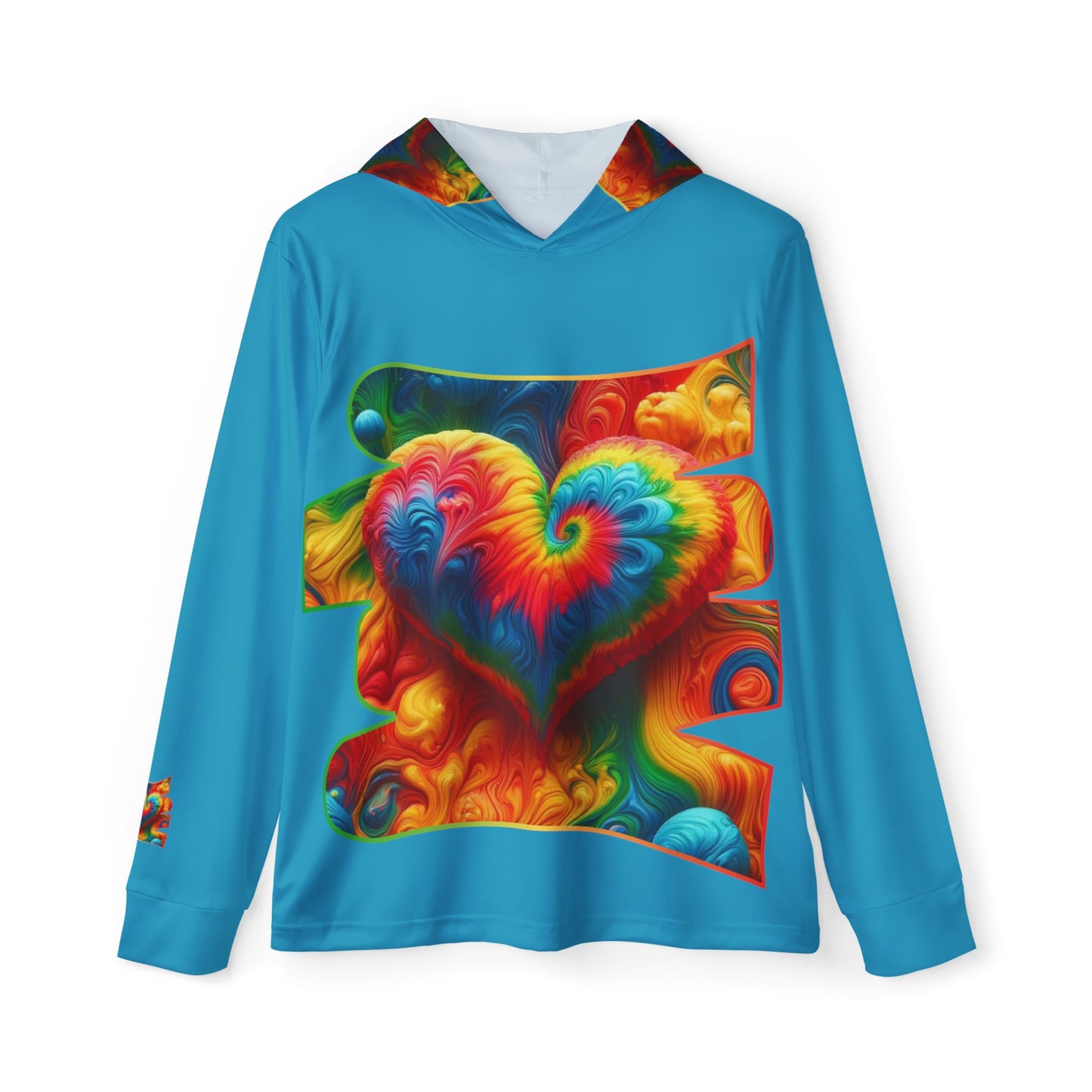 Men's Sports Warmup Hoodie (AOP), "Love"