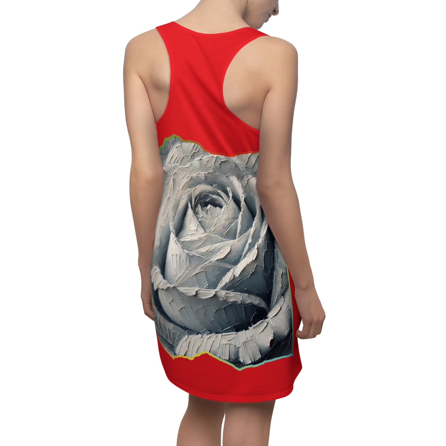 Women's Cut & Sew Racerback Dress (AOP) Floral Print