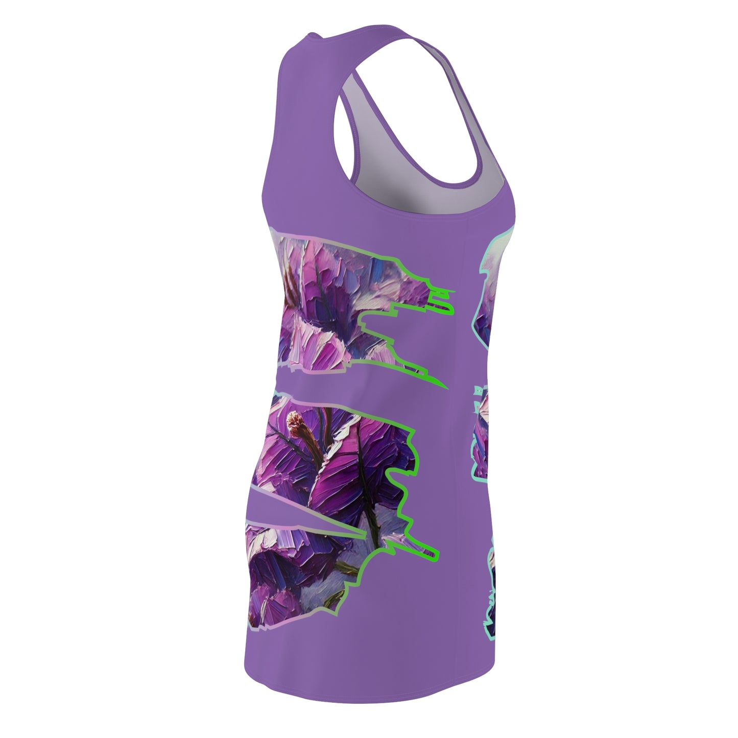 Women's Cut & Sew Racerback Dress (AOP) Floral Print