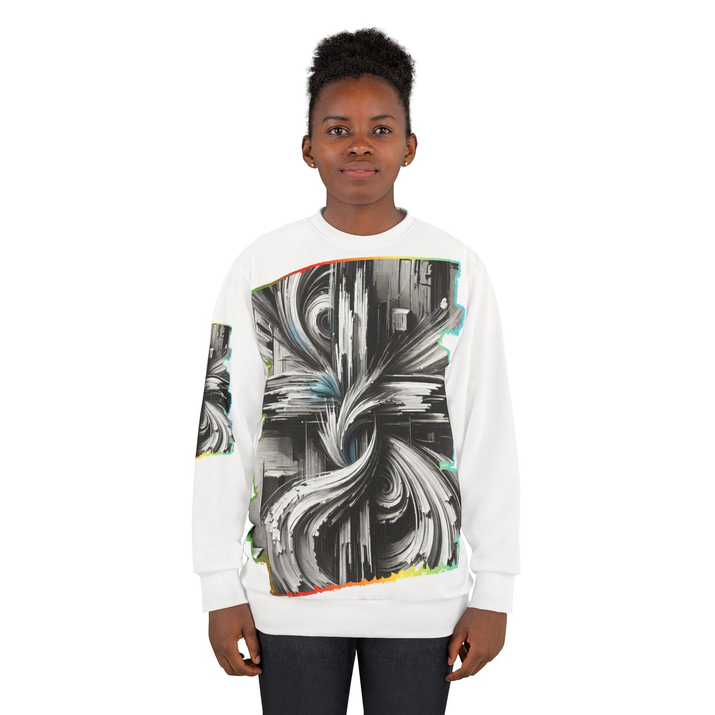 Unisex Sweatshirt (AOP) Abstract Print