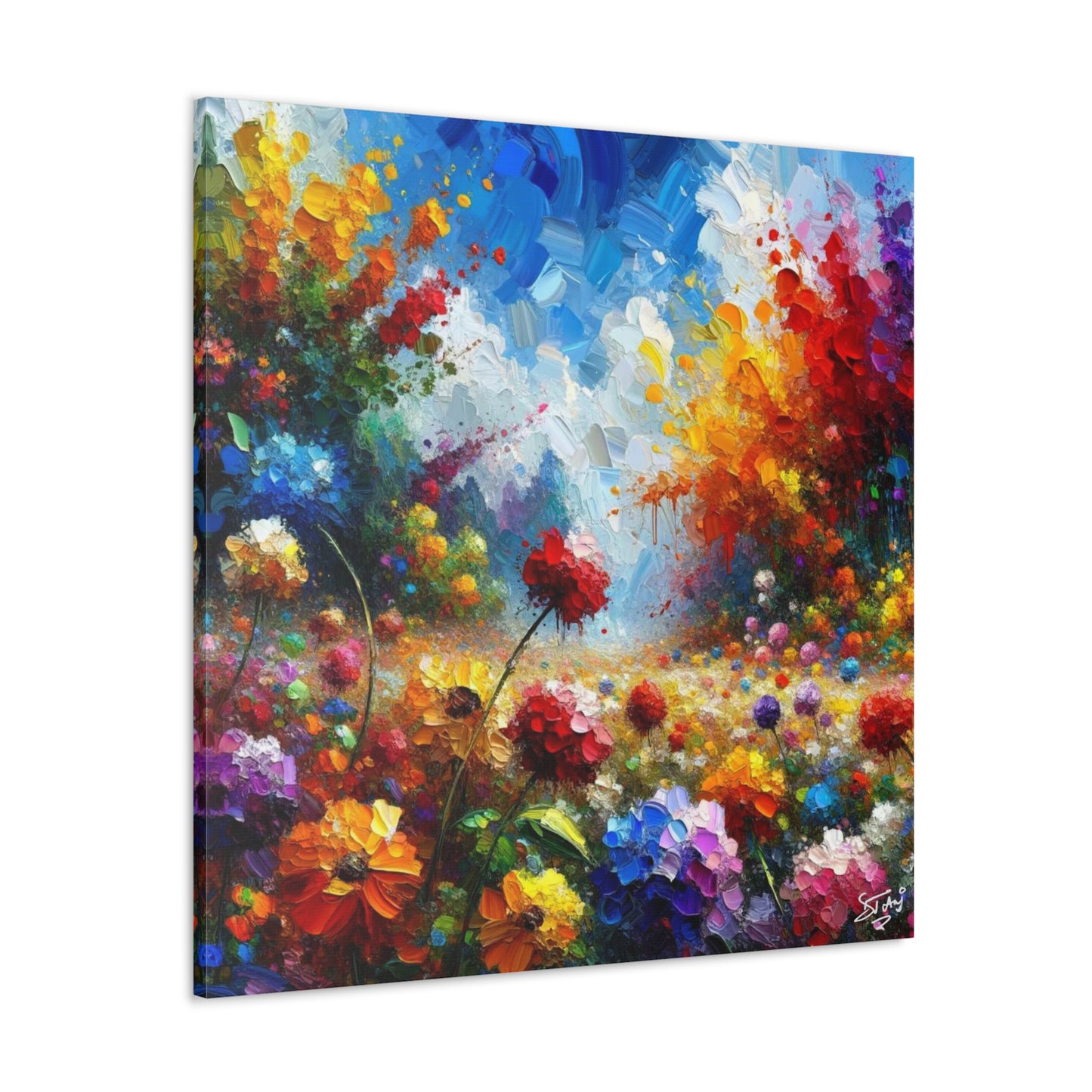 Art Print of Caribbean Flora & Fauna, Oil Finish, West Indian Art, Canvas Gallery Wraps