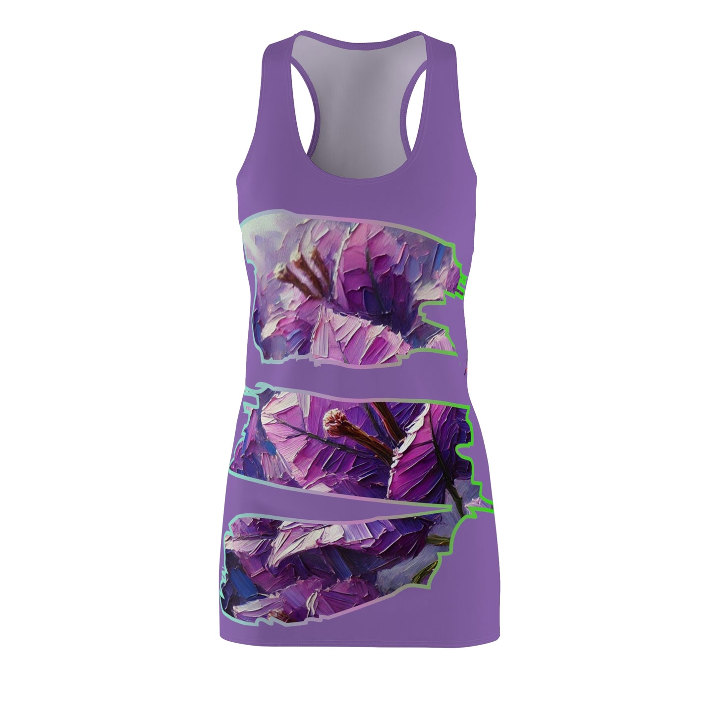 Women's Cut & Sew Racerback Dress (AOP) Floral Print