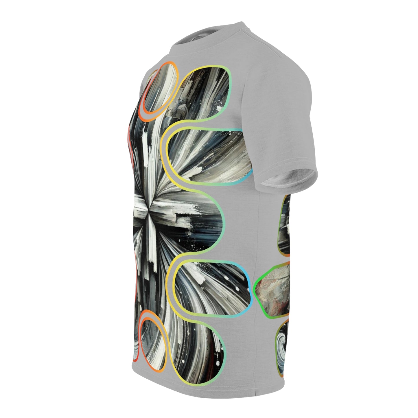 Unisex Cut & Sew Tee (AOP), Abstract