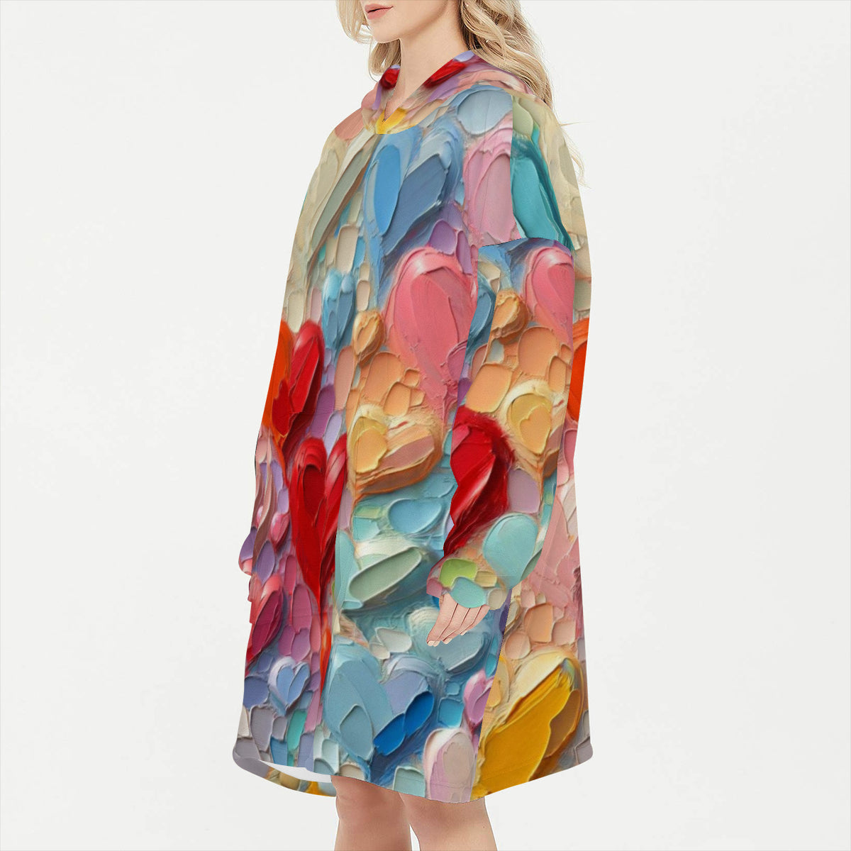 Flannel Sleeper Blanket Hoodie | "Abstracts"