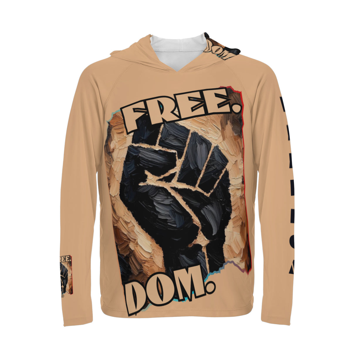 Men's Sun Protection Long Sleeve Hoodie | "Free.Dom."