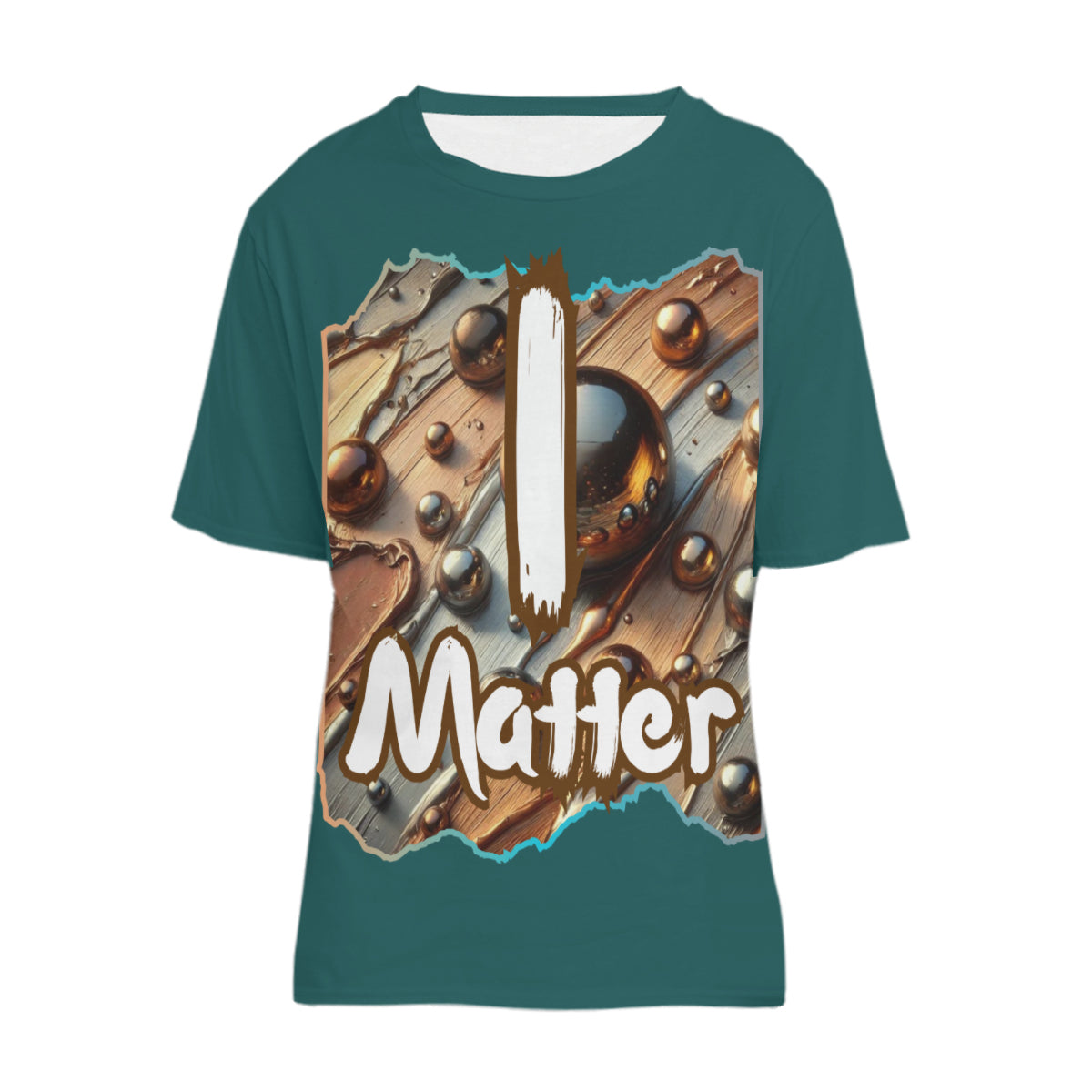 Men's Crewneck Cotton+Polyester Premium T-shirt | "I Matter, You Matter"