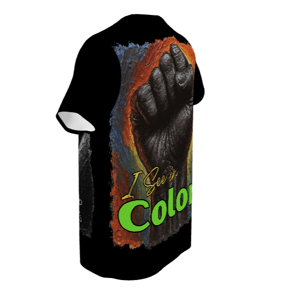 Mystique Motion™ Premium T-Shirt |"I Think in Black, See in Color"