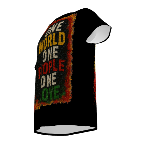 Mystique Motion™ Premium T-Shirt |"One World One People One Love"