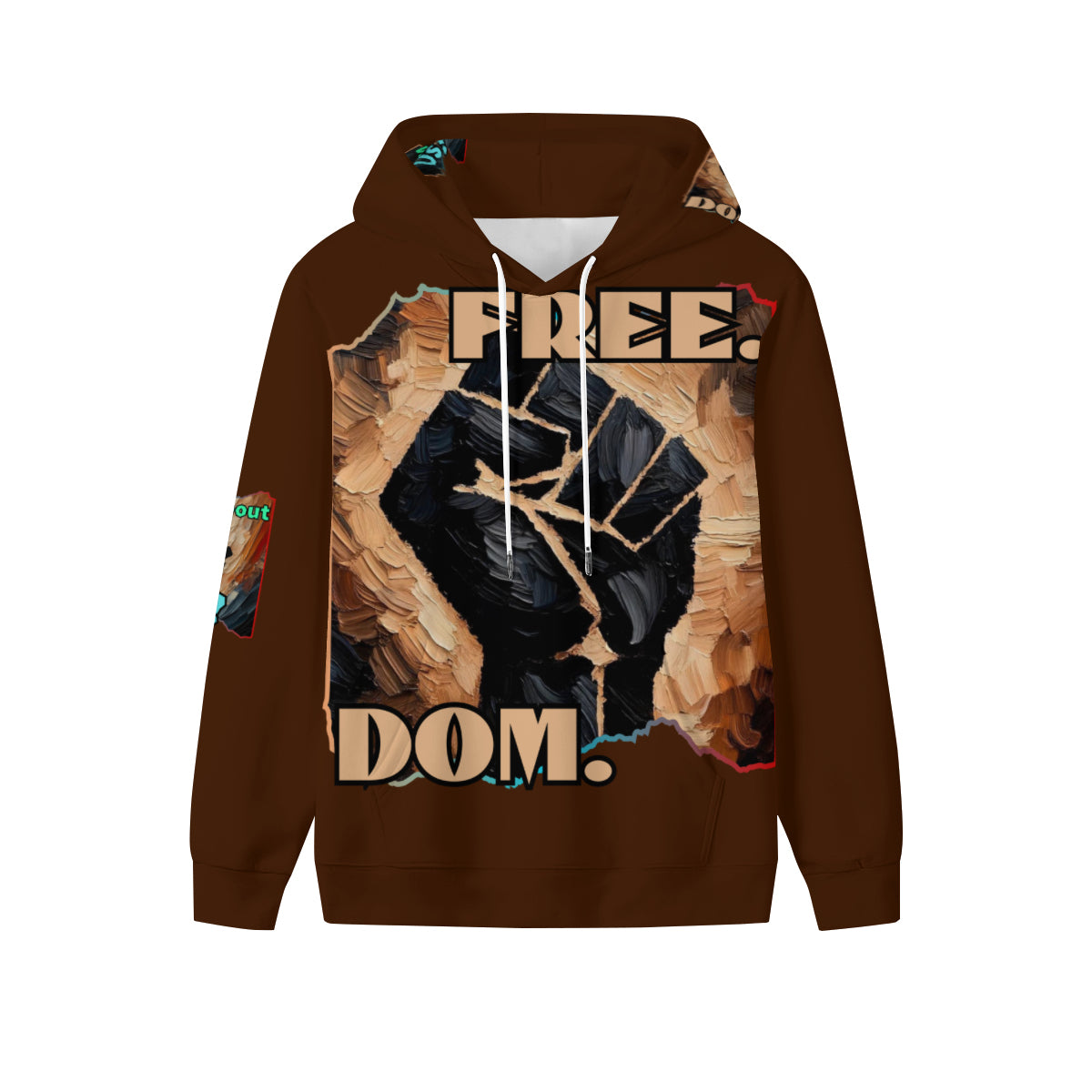 Men’s Plush Fleece Lined Hoodie "Freedom"