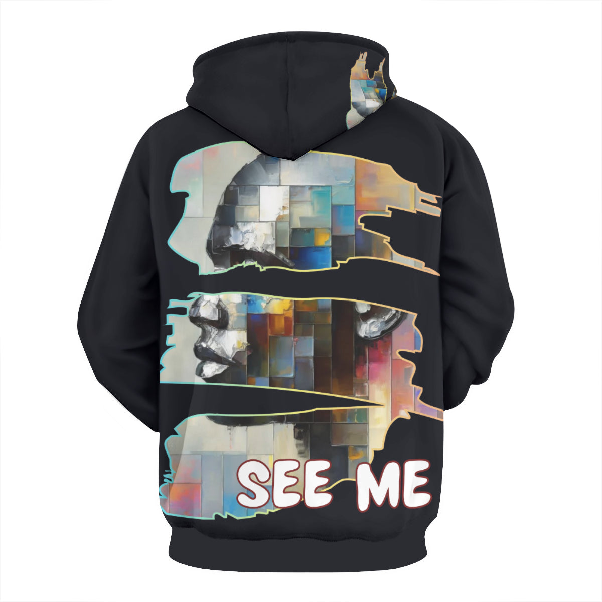 Men's Lightweight Hoodie | 200GSM Air Layer Fabric - "See Me"