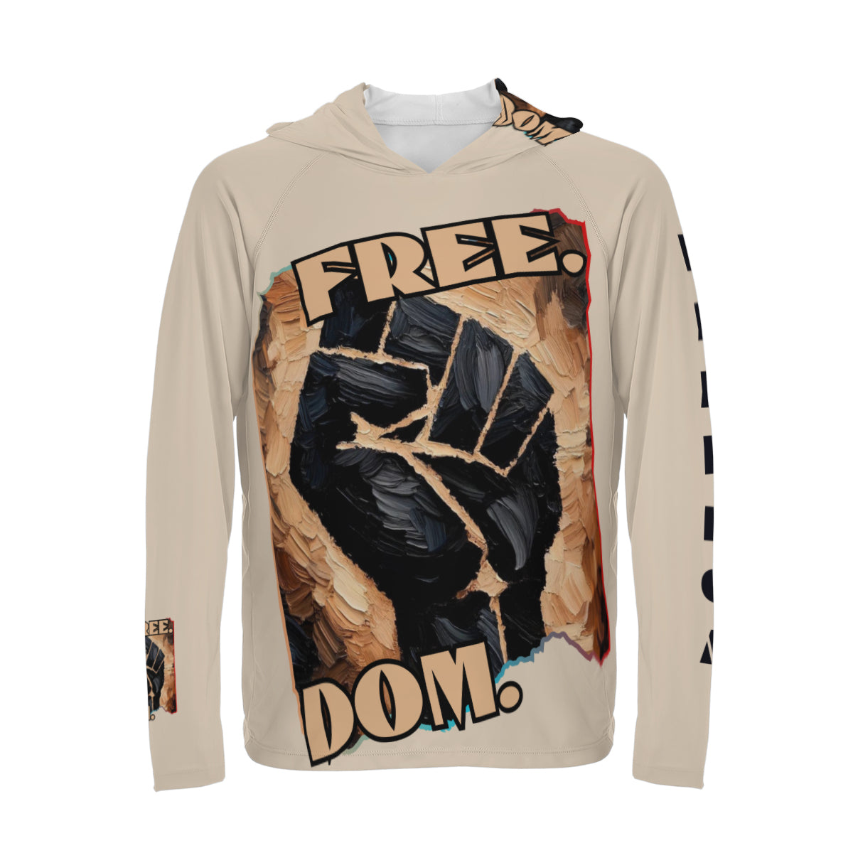 Men's Sun Protection Long Sleeve Hoodie | "Free.Dom."