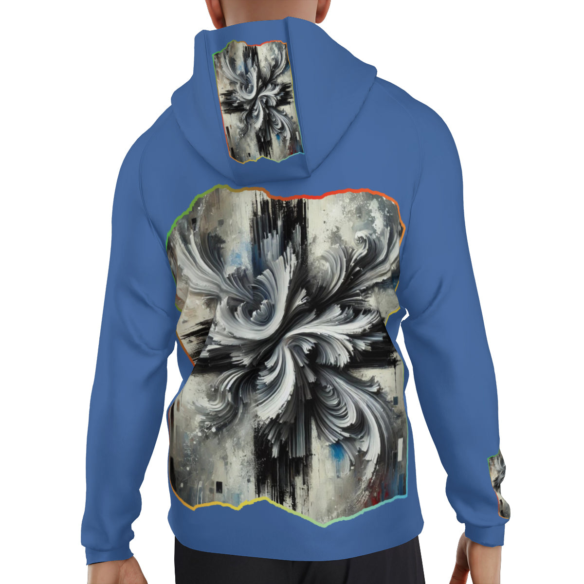 Men's Lightweight Zip Up Hoodie | Polyester "What About Us"