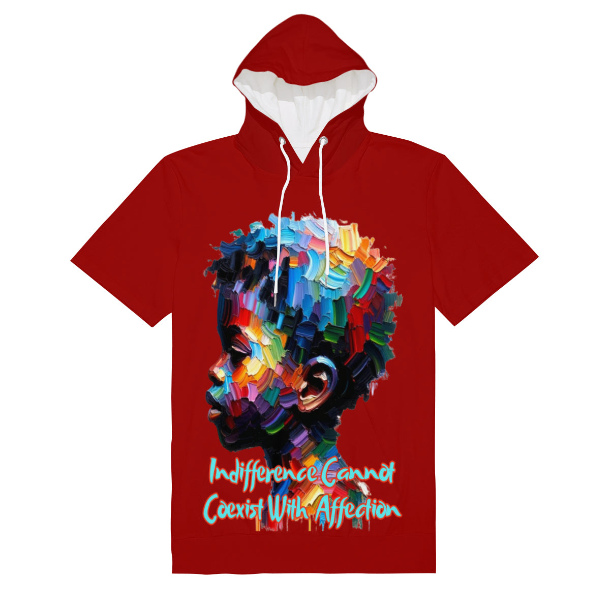 Men’s Cotton Hooded T-Shirt "What About Us"