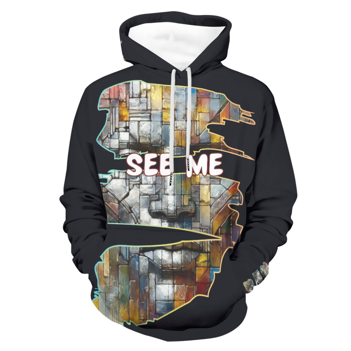 Men's Lightweight Hoodie | 200GSM Air Layer Fabric - "See Me"