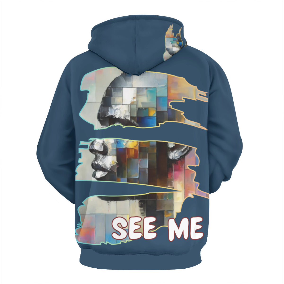 Men's Lightweight Hoodie | 200GSM Air Layer Fabric - "See Me"