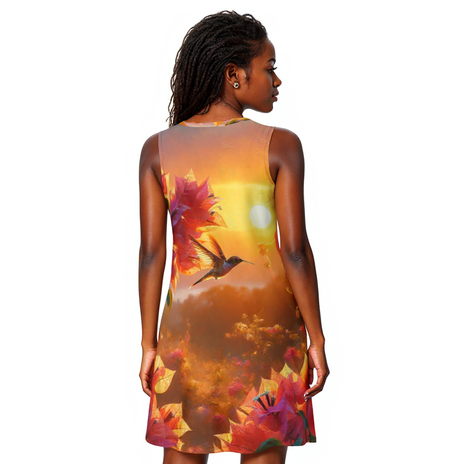 Island Breeze Casual Pocket Dress| "Floral Prints"