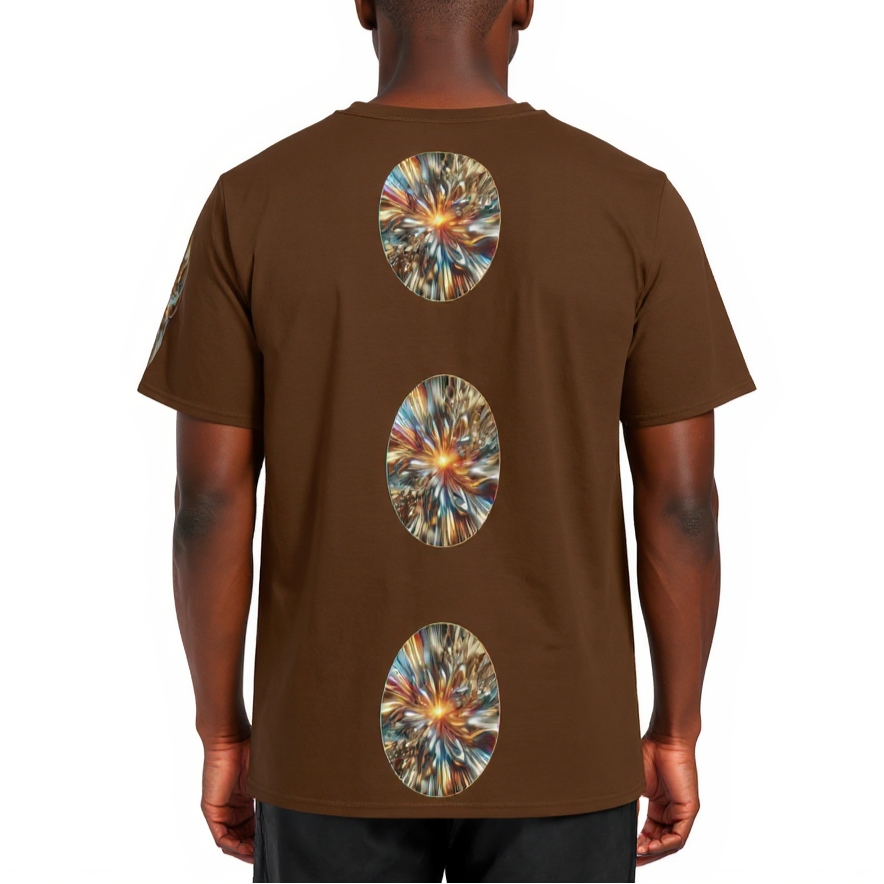 Men's Crewneck Cotton+Polyester Premium T-shirt | "Happiest Man Alive"