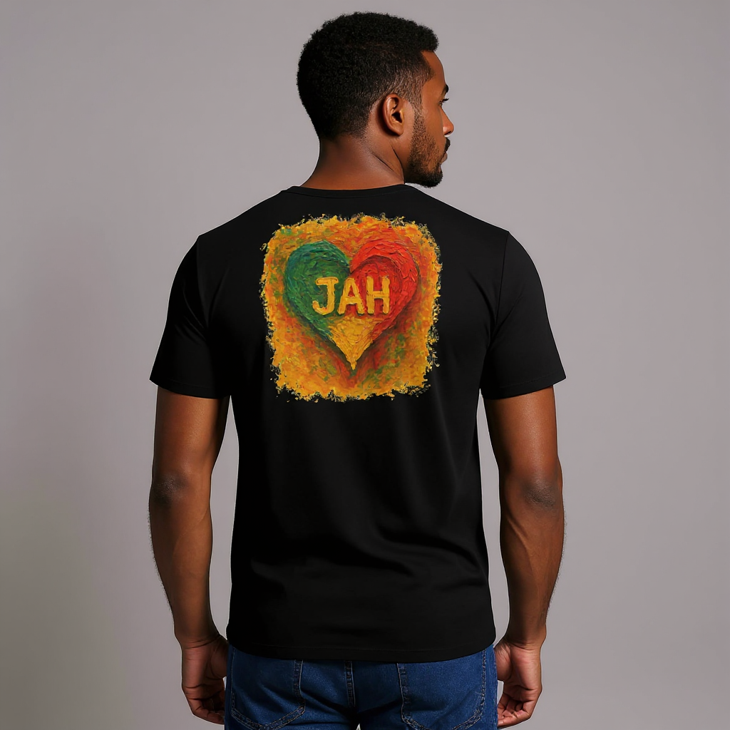 SoftSoul™ V-Neck Tee | "Jah.Ras.Tafari"